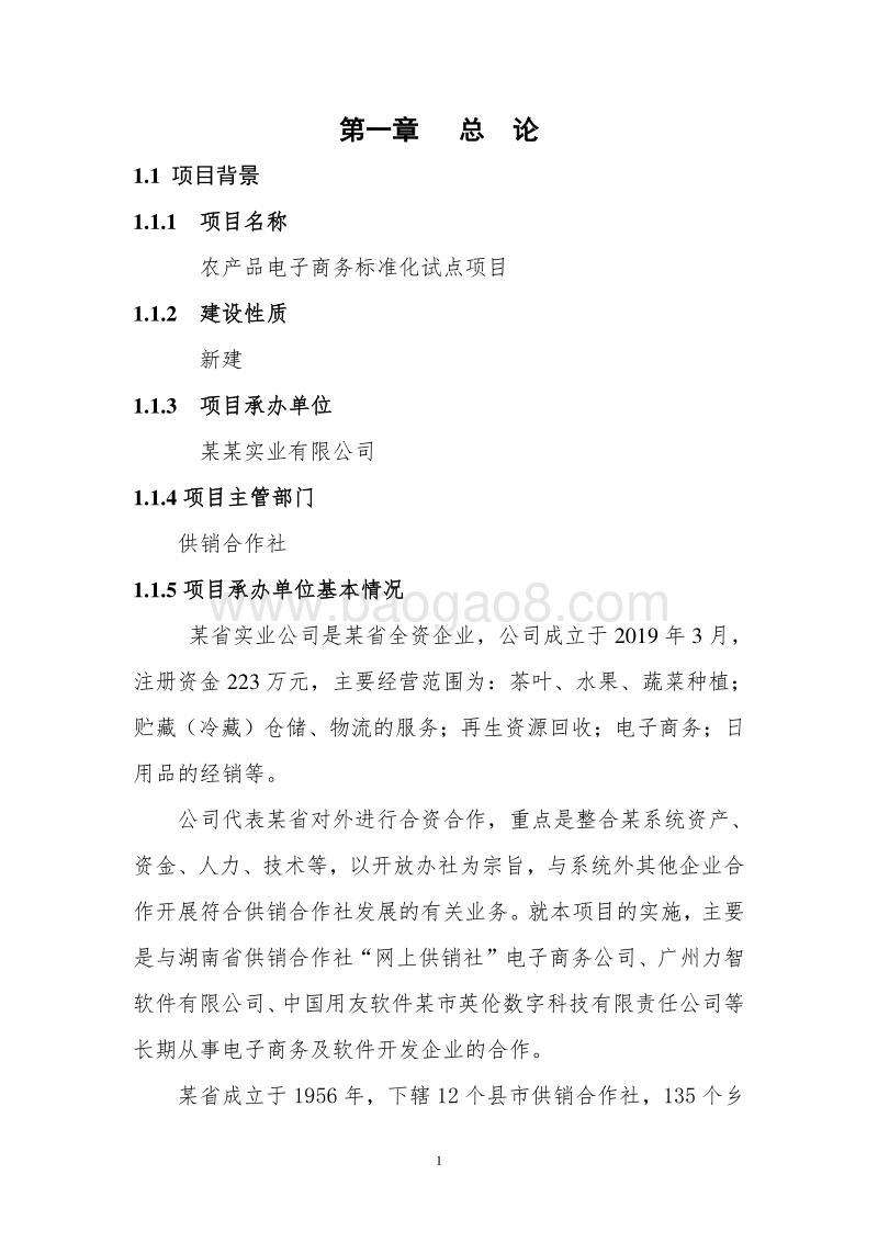 农产品电子商务标准化试点项目可行性研究报告 .doc_第5页