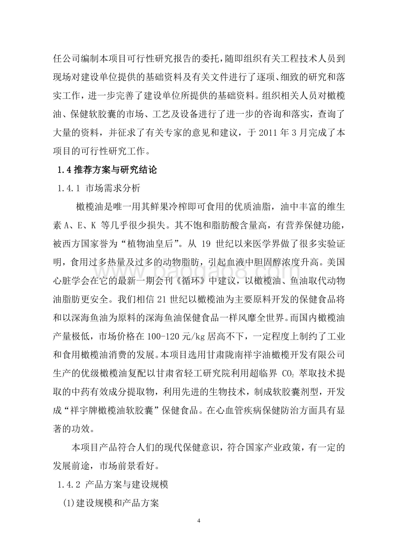 1亿粒油丸可行性研究报告.doc_第4页