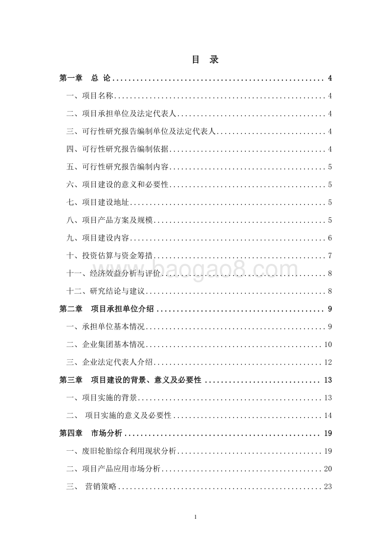 废旧轮胎回收利用项目可行性研究报告.doc_第2页