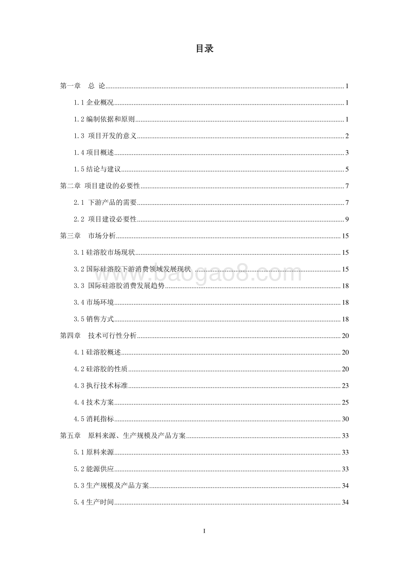 硅溶胶（纳米级二氧化硅分散液）生产基地建设项目可行性研究报告.doc_第2页