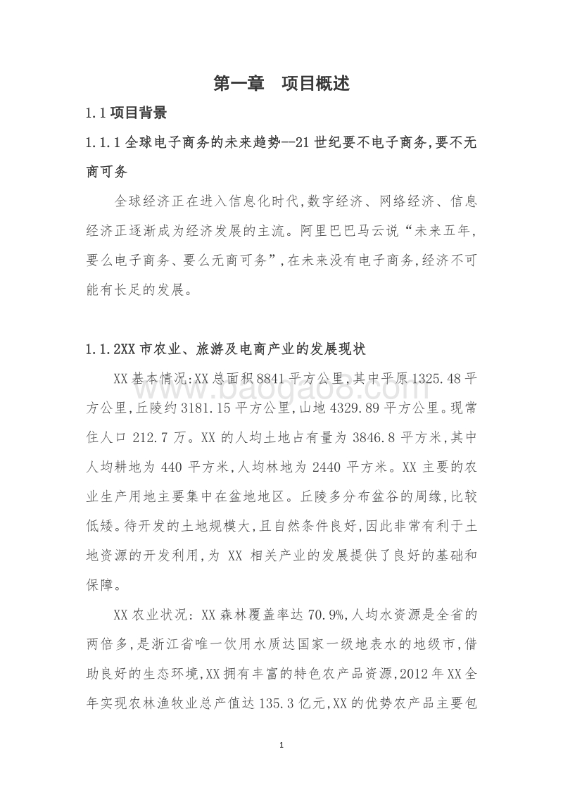 农产品电子商务标准化试点建设项目可行性研究报告.docx_第5页