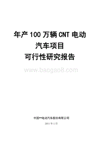 CNT电动汽车项目可行性研究报告.doc