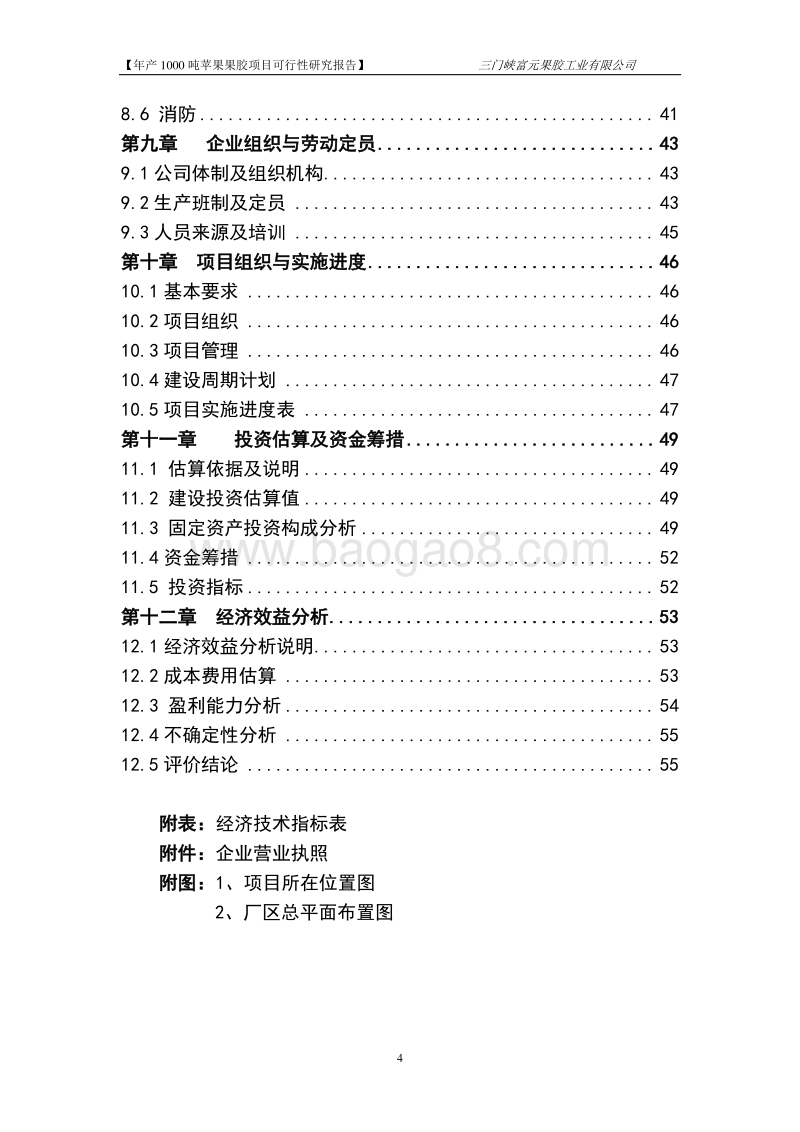 工业园1000吨果胶项目可行性研究报告.doc_第4页