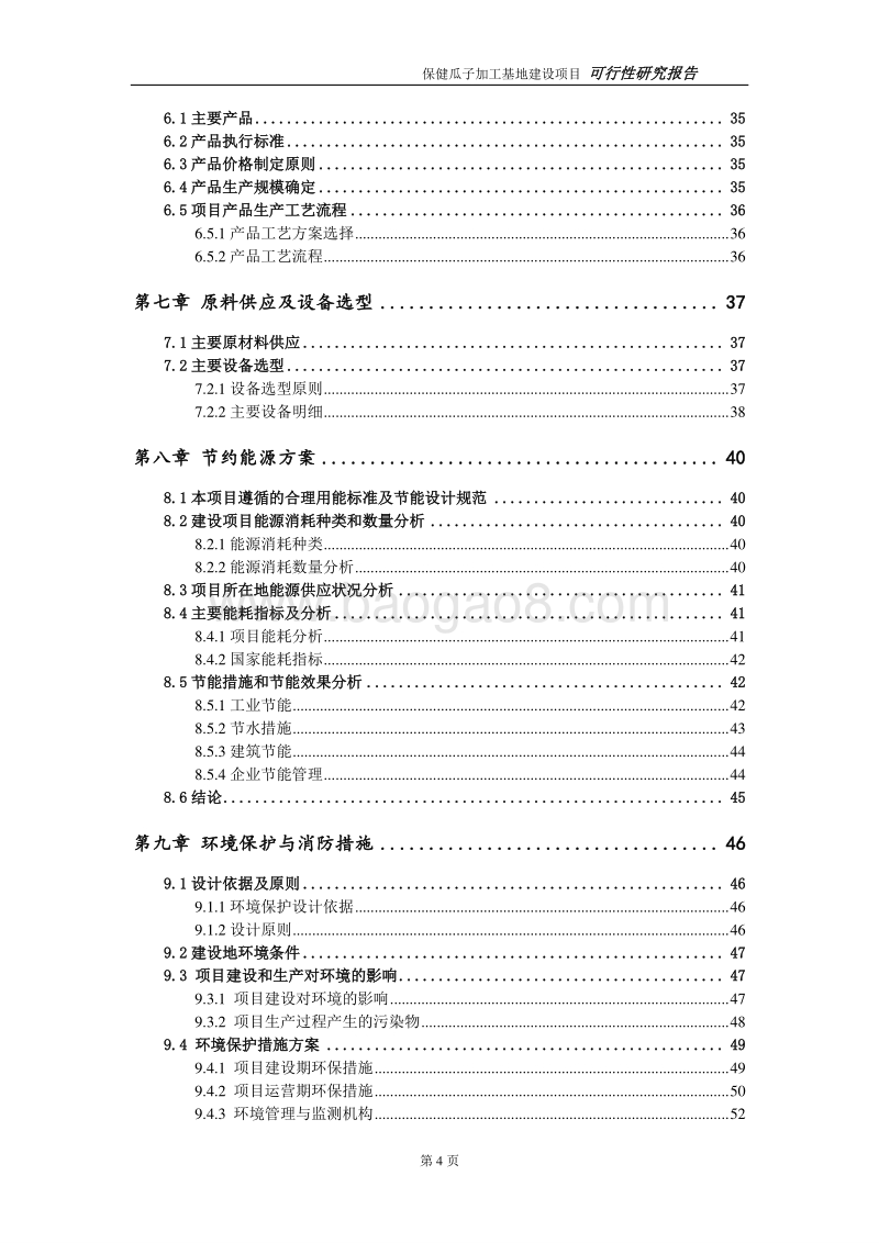 保健瓜子加工基地建设项目可行性研究报告.doc_第4页