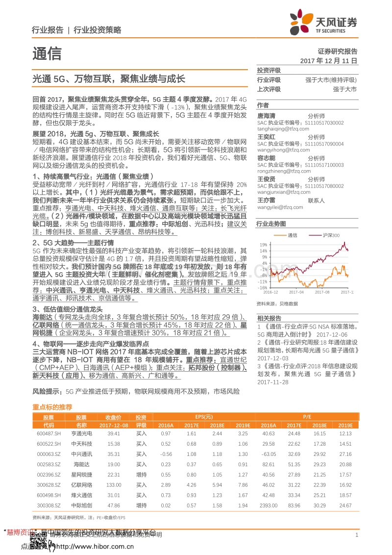 天风证券：通信行业报告.pdf_第1页