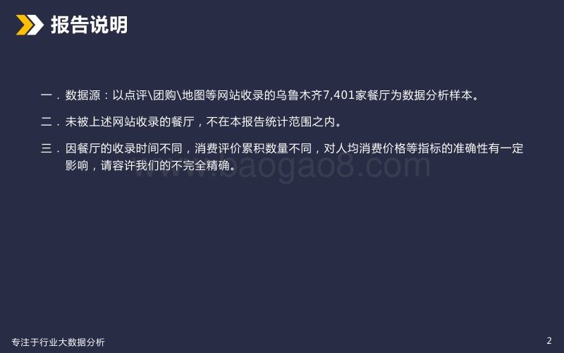 美食餐饮行业分析—城市篇【乌鲁木齐】.pdf_第2页