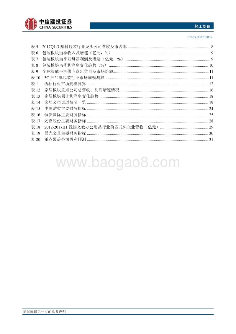 中信建投2018年投资策略报告之轻工制造篇：布局细分消费龙头.pdf_第4页