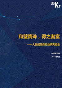 36Kr-大数据行业研究报告.pdf