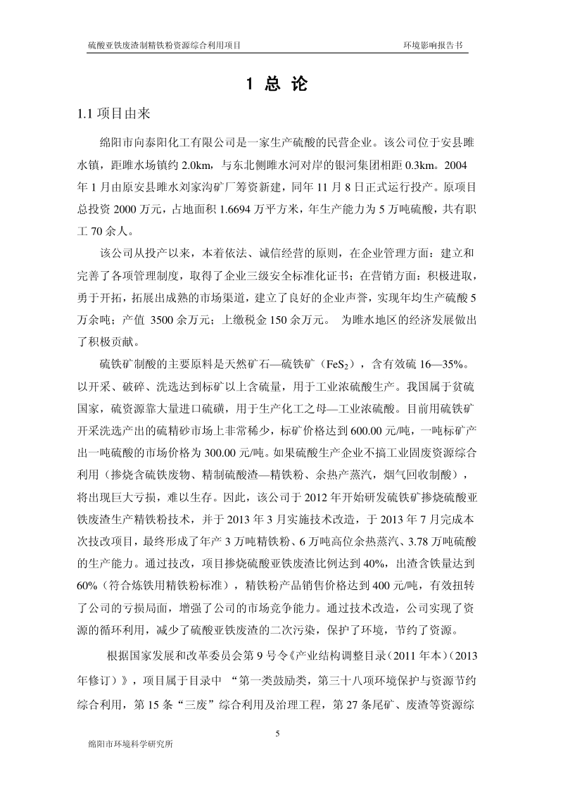 XX化工医药有限公司环境影响报告书.pdf_第5页