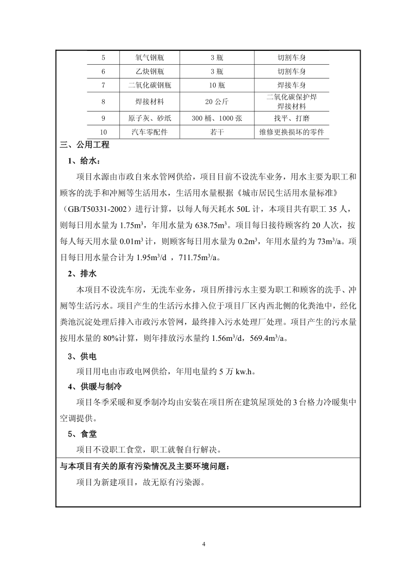 XX汽车销售服务公司汽修项目环境影响报告表.pdf_第5页