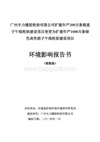 XX公司扩建载重子午线轮胎建设项目环境影响评价报告书.pdf