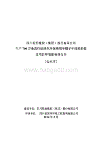 XX公司高性能绿色环保乘用半钢子午线轮胎技改项目环境影响评价报告书.pdf