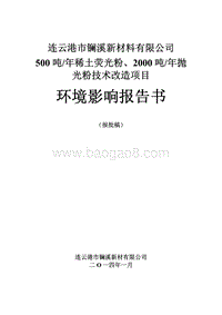 XX新材料公司技术改造项目环境影响报告表.pdf