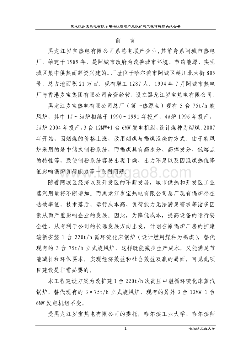 XX公司淘汰落后产能改扩建工程环境影响评价报告书.pdf_第5页
