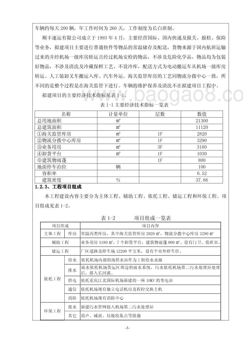 XX机场物流分拨中心与海关监管库房项目环境影响评价报告表.pdf_第5页