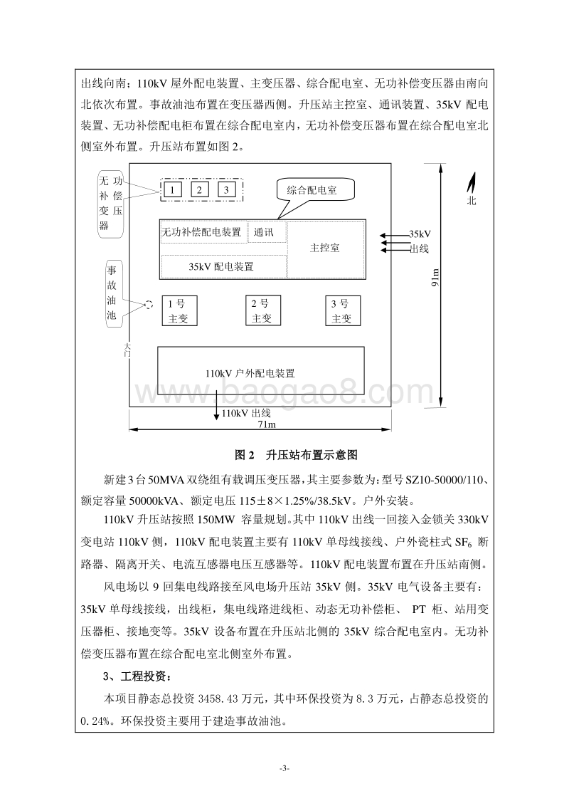 XX风电场升压站项目环境影响评价报告表.doc_第3页