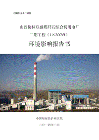 XX地区综合利用电厂工程环境影响报告书.pdf