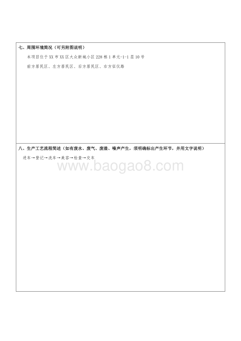 XX汽车美容行环境影响评价报告表.doc_第5页