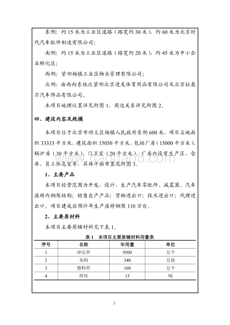 XX汽车部件有限公司补办环评项目环境影响评价报告表 - 副本.pdf_第4页