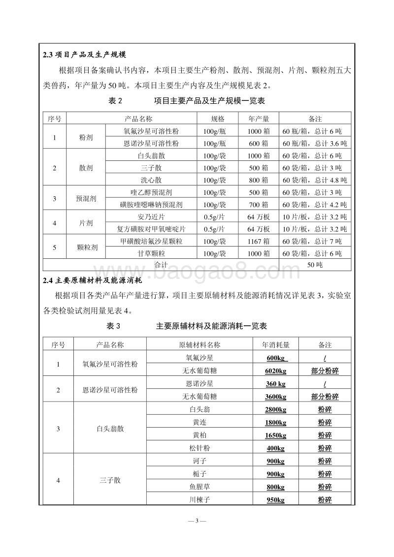 XX厂兽药粉剂、散剂项目环境影响评价报告表.pdf_第3页