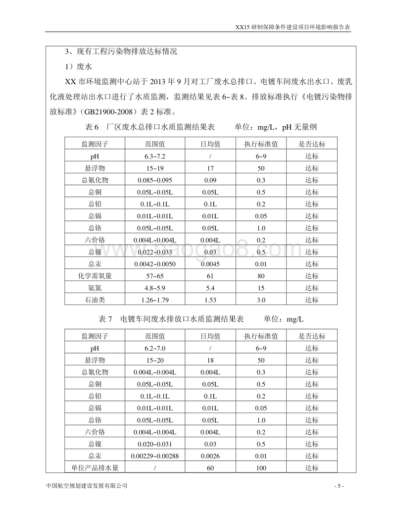 XX厂XX15研制保障条件建设项目环境影响评价报告表.doc_第5页