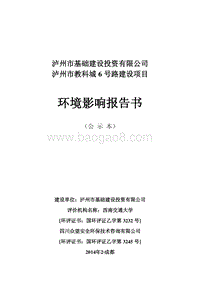 XX道路建设项目环境影响评价报告书 - 副本.pdf