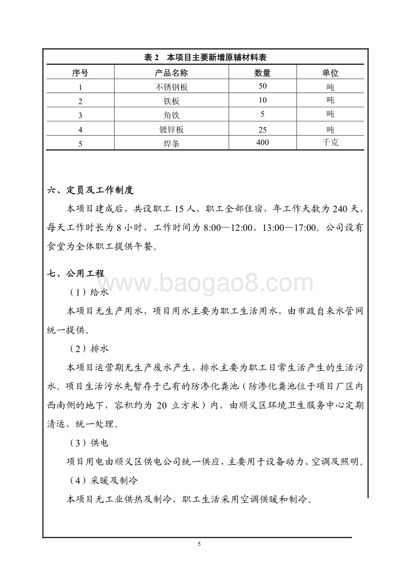 XX公司变更经营范围项目环境影响评价报告表 - 副本.pdf_第5页