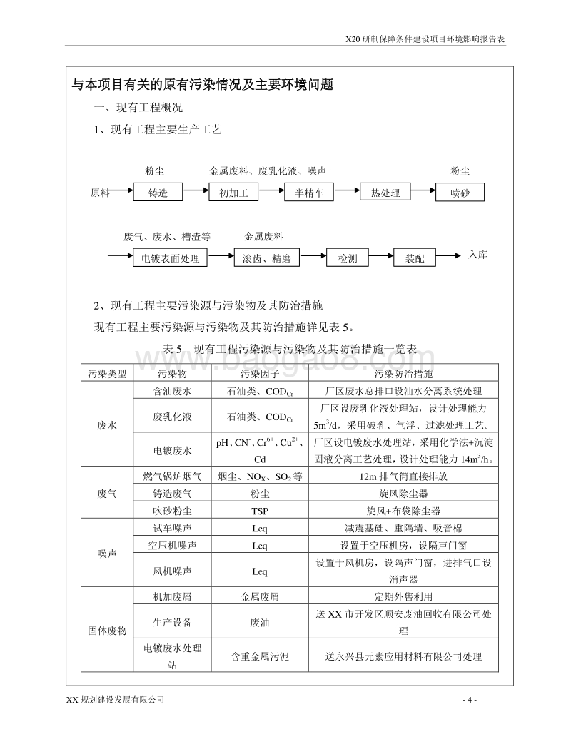 XX厂X20研制保障条件建设项目环境影响评价报告表.doc_第4页