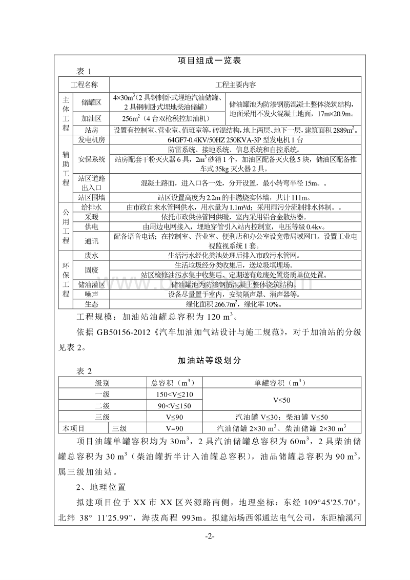 XX民航加油站新建加油站项目环境影响评价报告表.doc_第2页