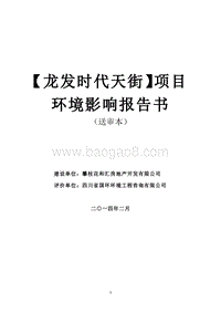 XX时代天街项目环境影响评价报告书 - 副本.pdf