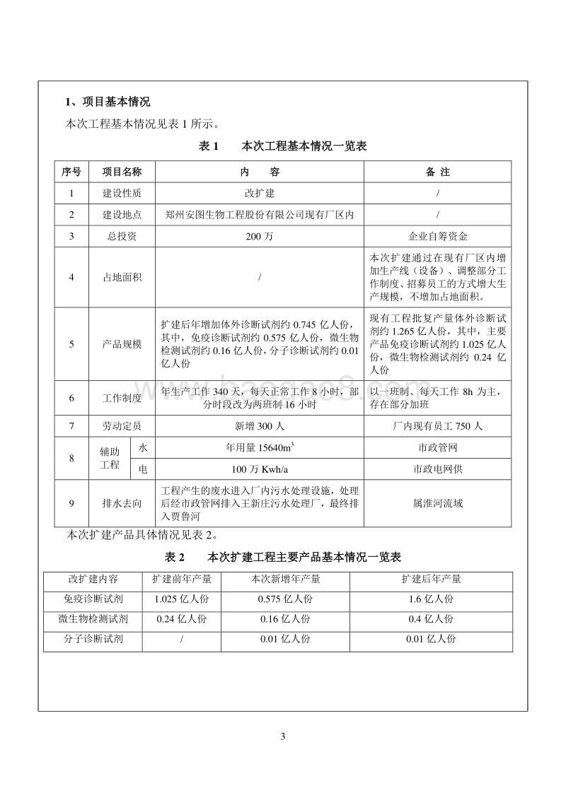 XX公司体外诊断试剂扩产项目环境影响评价报告书 - 副本 - 副本.pdf_第4页