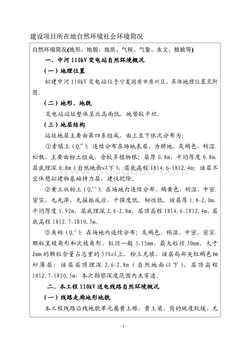XX输变电工程环境影响报告表 - 副本.pdf_第5页
