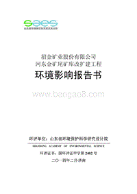 XX金矿改扩建工程环境影响评价报告书 - 副本.pdf