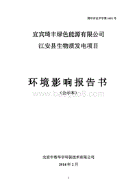 XX公司生物质发电项目环境影响评价报告书.pdf