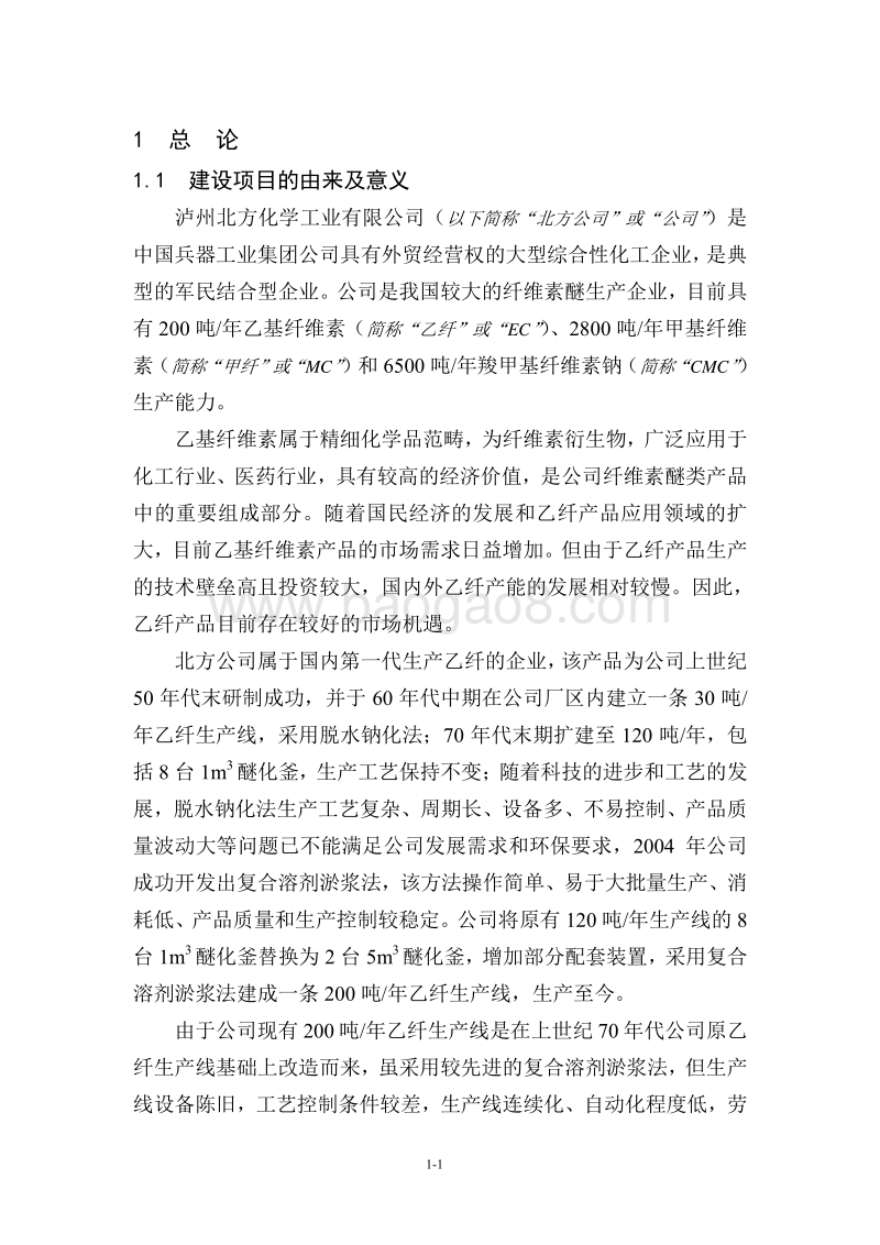 XX厂乙基纤维素生产线建设项目环境影响评价报告书.pdf_第3页