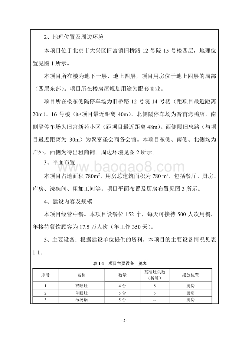 XX餐饮公司环境影响评价报告表.pdf_第3页