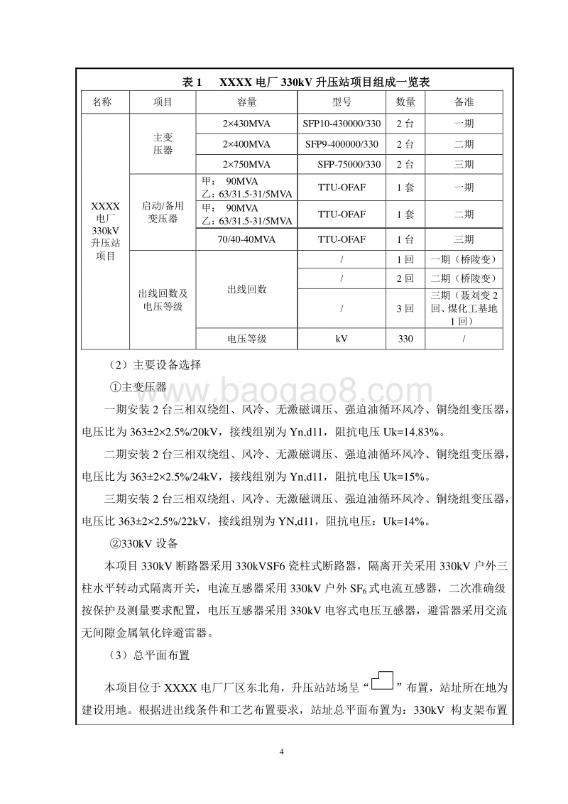 XX电厂升压站项目环境影响评价报告表.doc_第5页