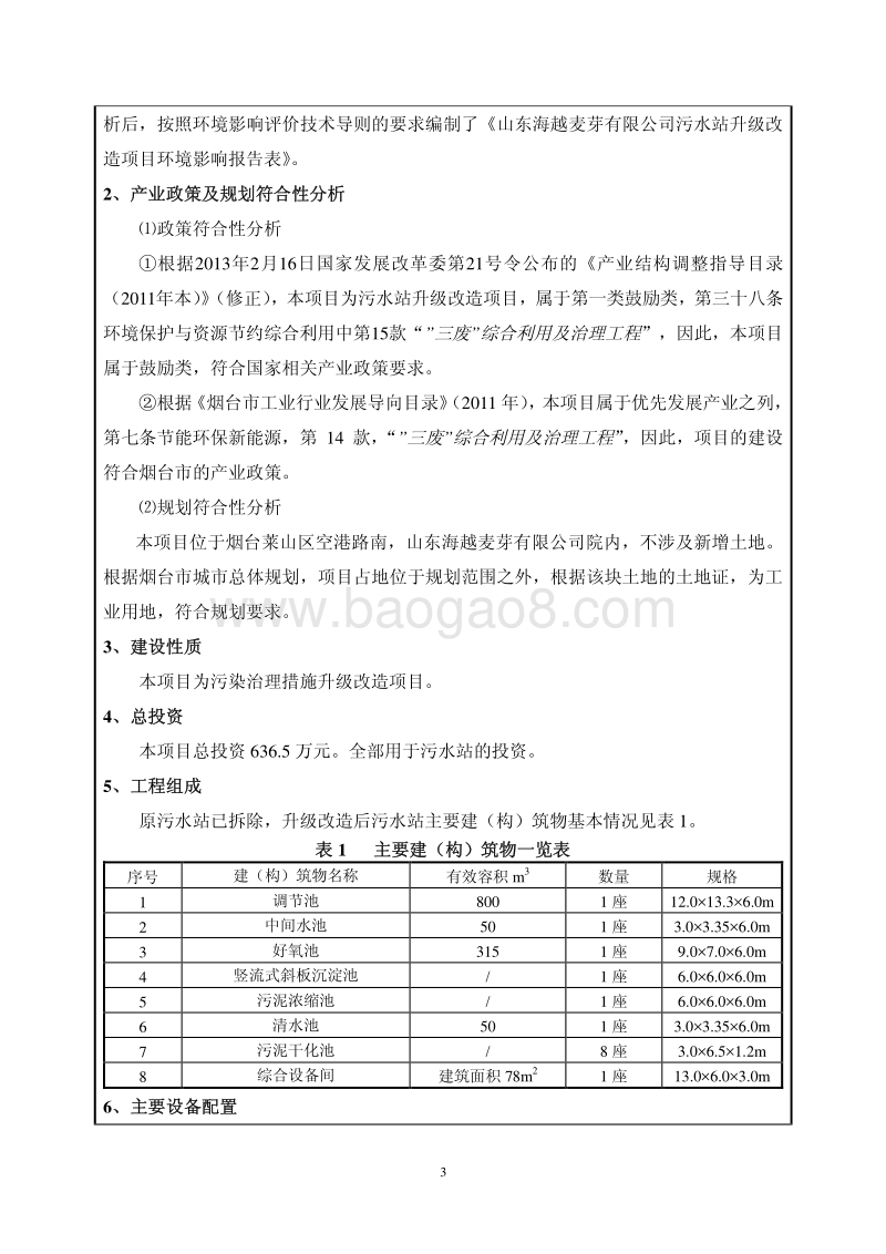 XX公司污水站升级改造项目环境影响评价报告表.pdf_第4页