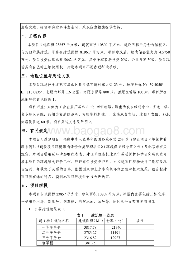 XX官道粮库改扩建及节能示范工程环境影响评价报告表.pdf_第4页