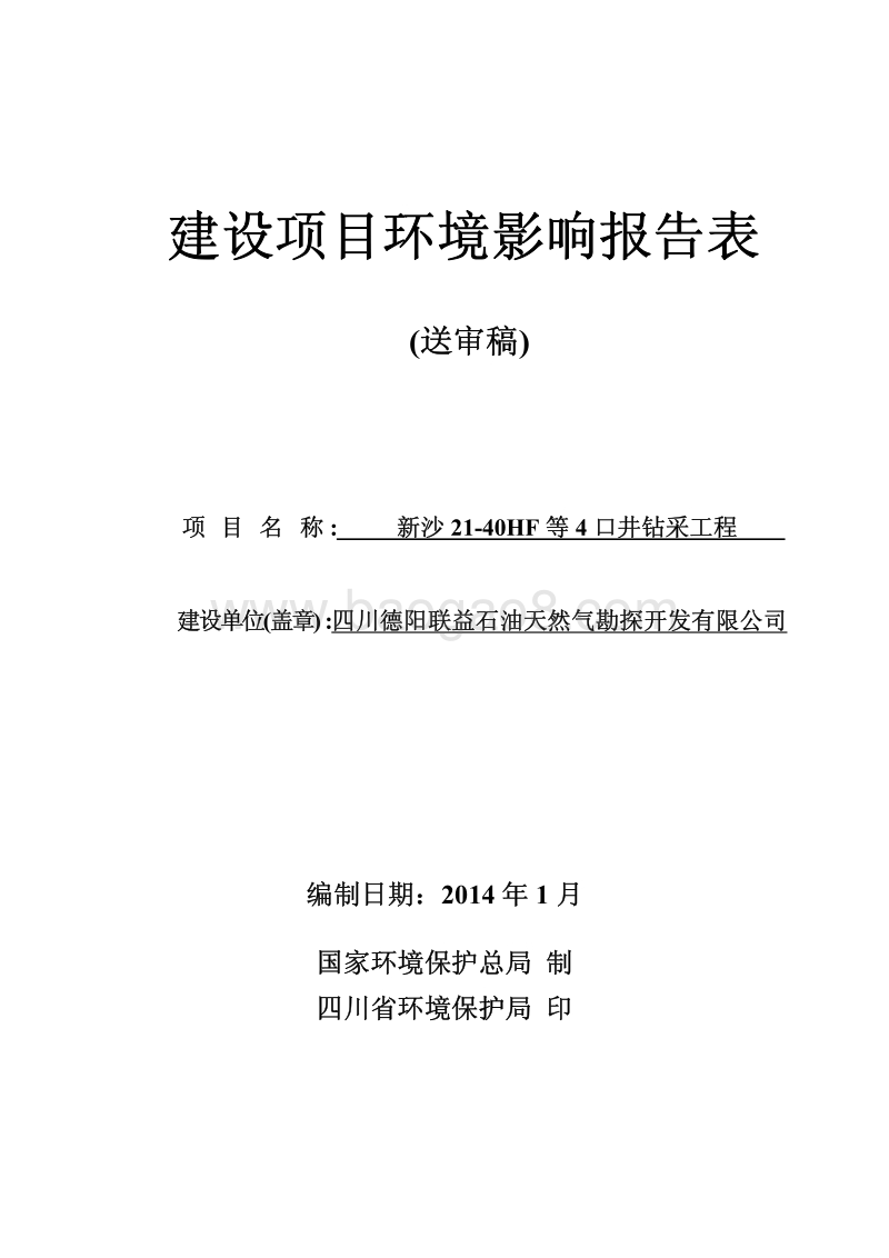 XX石油勘探公司环境影响评价报告书.pdf_第1页