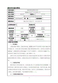 XX小区建设项目环境影响评价报告表.doc