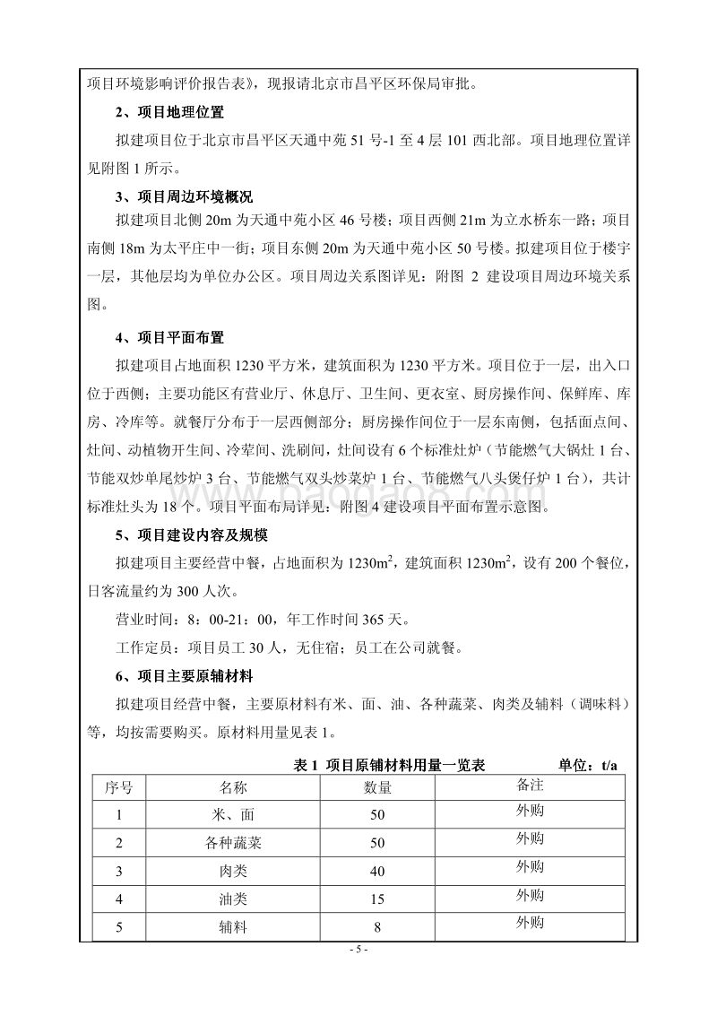 XX餐饮有限责任公司环境影响评价报告表.pdf_第5页