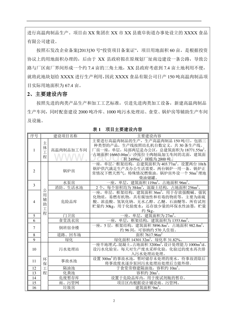 XX厂高温肉制品建设项目环境影响报告表环.doc_第4页