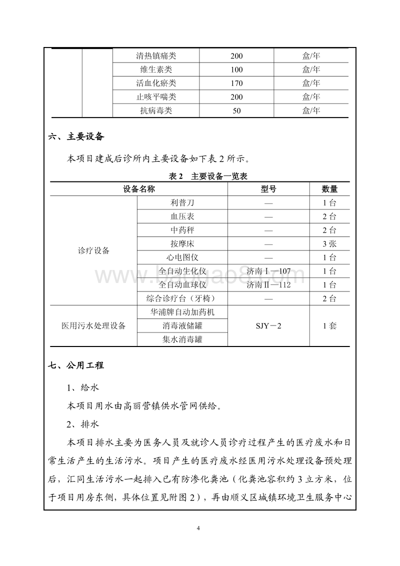 XX诊所变更经营范围项目环境影响评价报告表.pdf_第5页