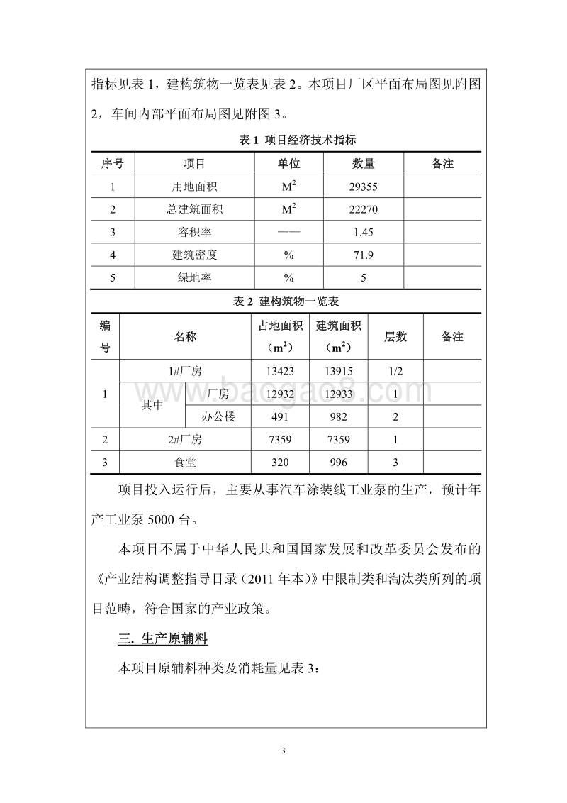 XX公司汽车涂装线用泵项目环境影响报告表.pdf_第3页