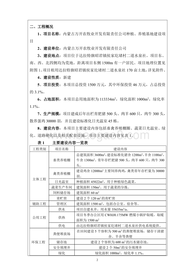 XX公司种植、养殖基地建设项目环境影响报告表.pdf_第4页