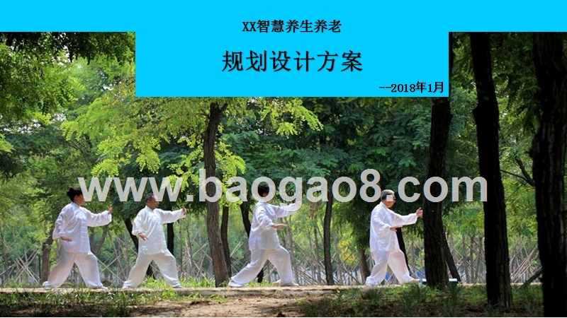 XX智慧养生养老规划设计方案.pptx_第1页