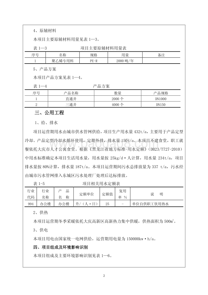 XX厂耐低温塑料检查井项目环境影响报告表.pdf_第5页