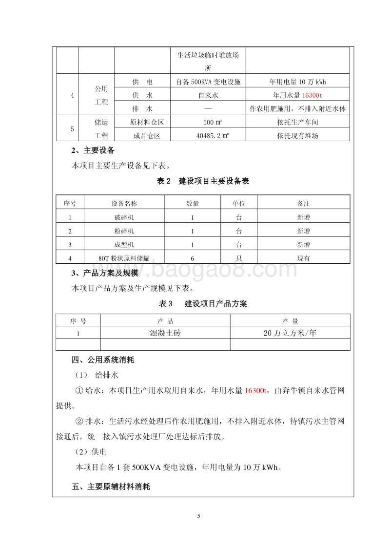 XX厂混凝土砖项目环境影响评价报告表.pdf_第5页