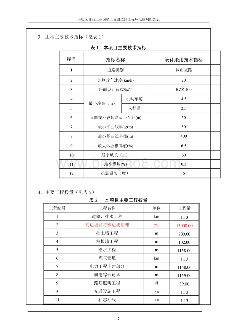 XX道路工程环评报告表.pdf_第4页